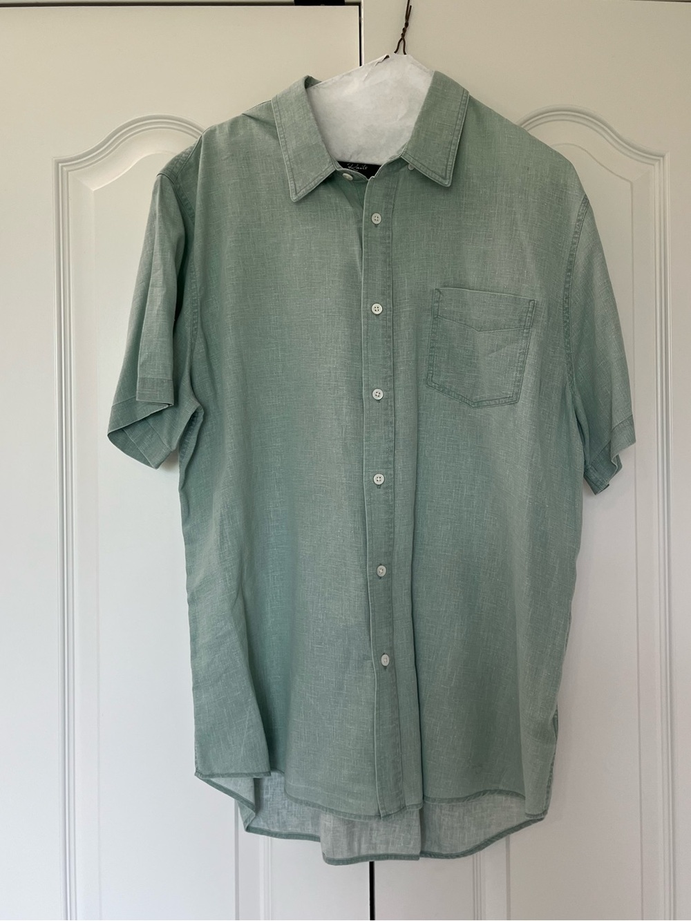 Rails Men's Linen-Blend Short-Sleeve Button-Up Shirt